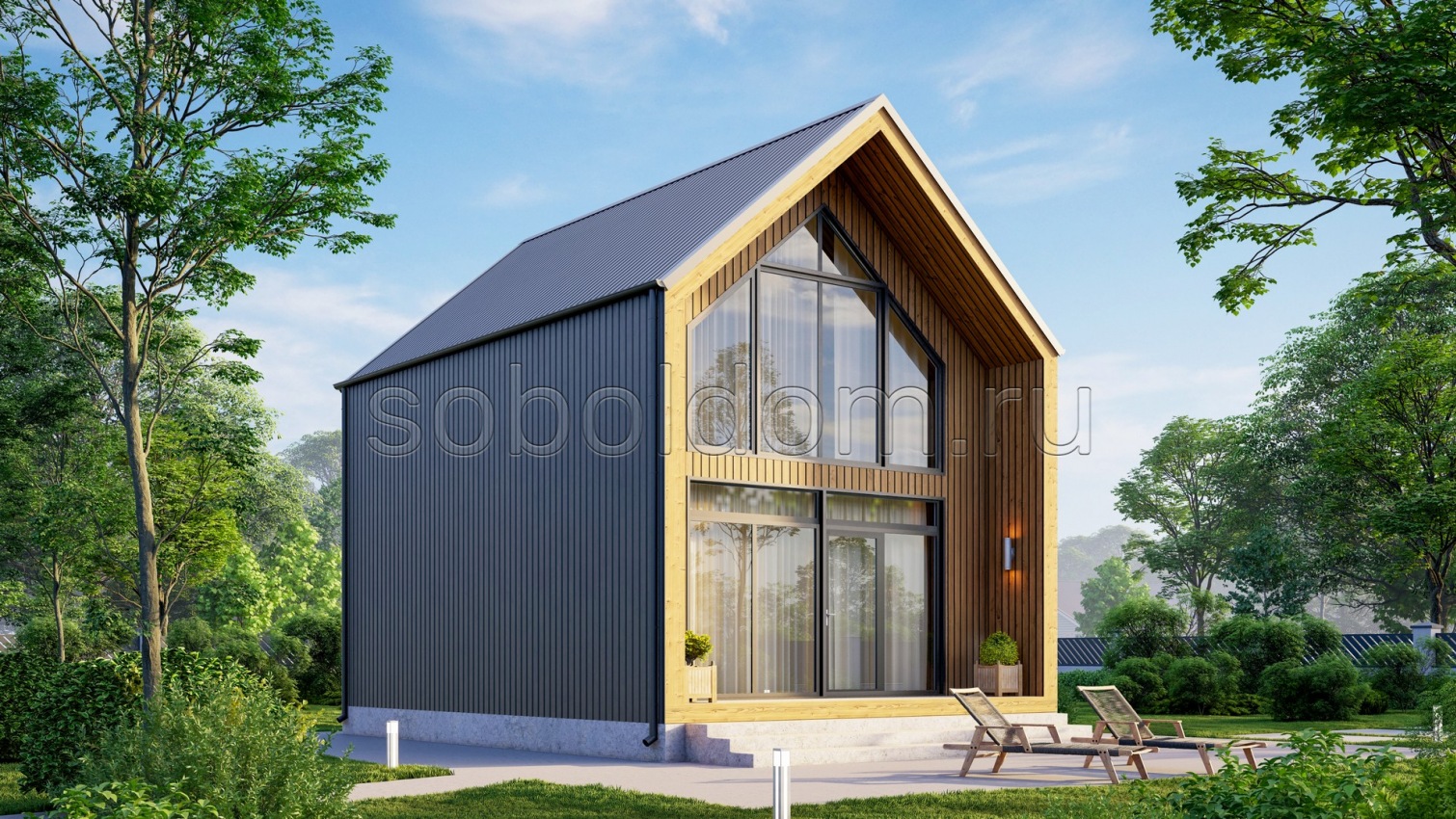 Барн-3, 8х8 м.