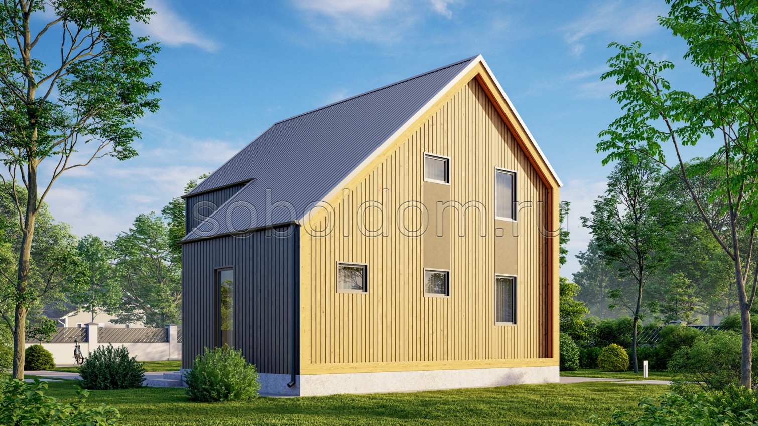 Барн-3, 8х8 м.