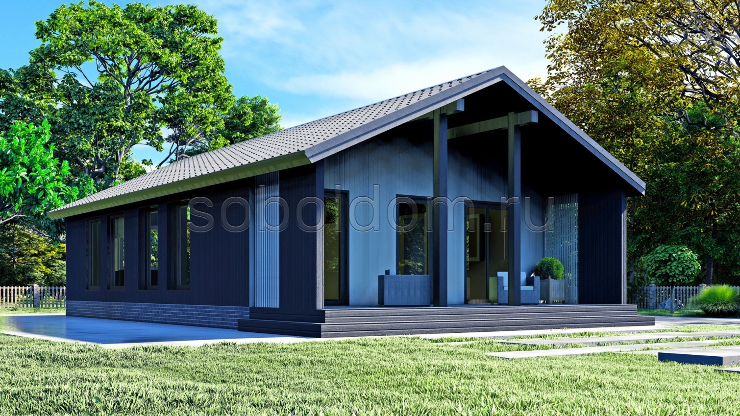 Барн-12, 9х12 м.