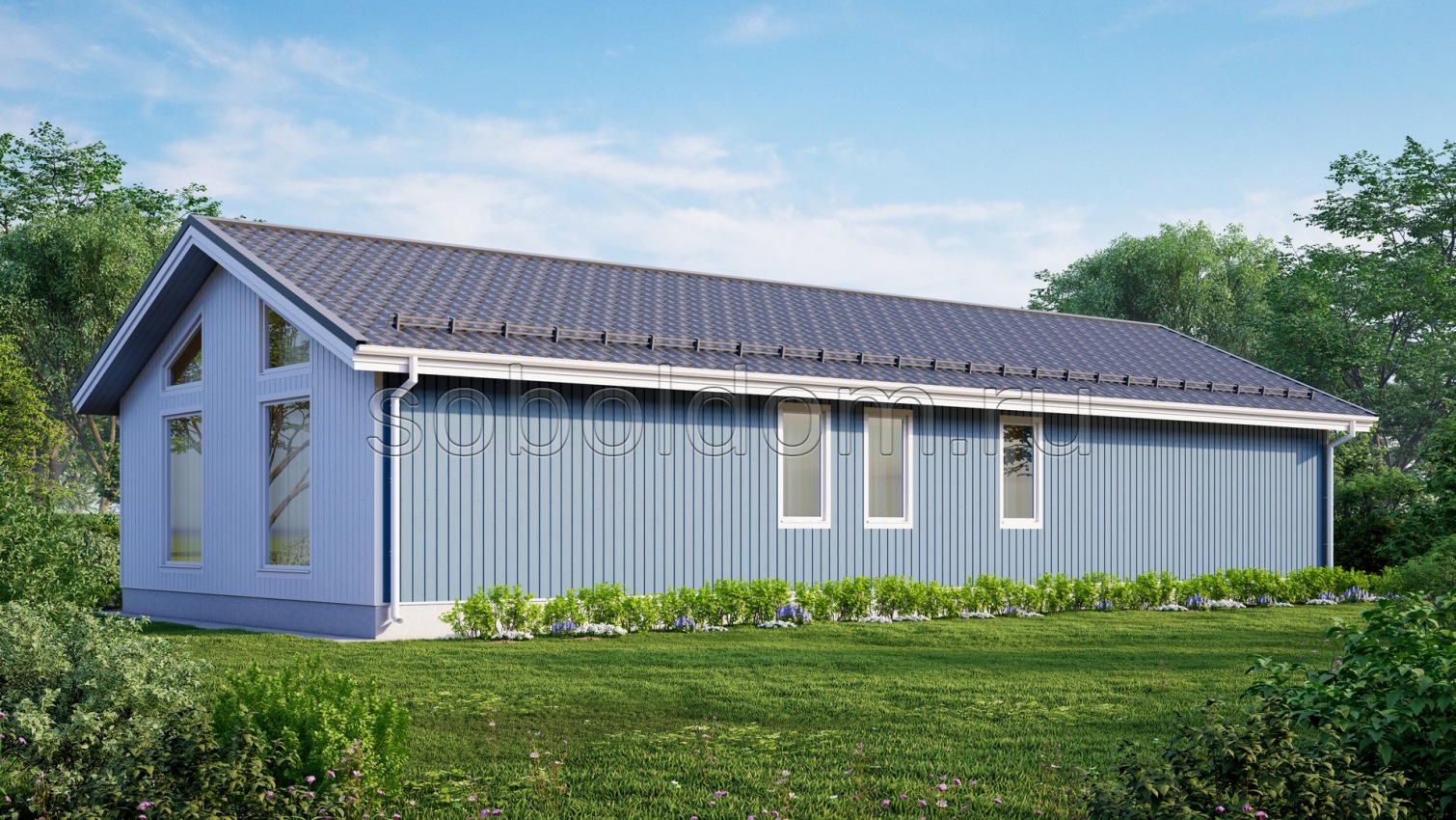 Барн-24, 8х18 м.