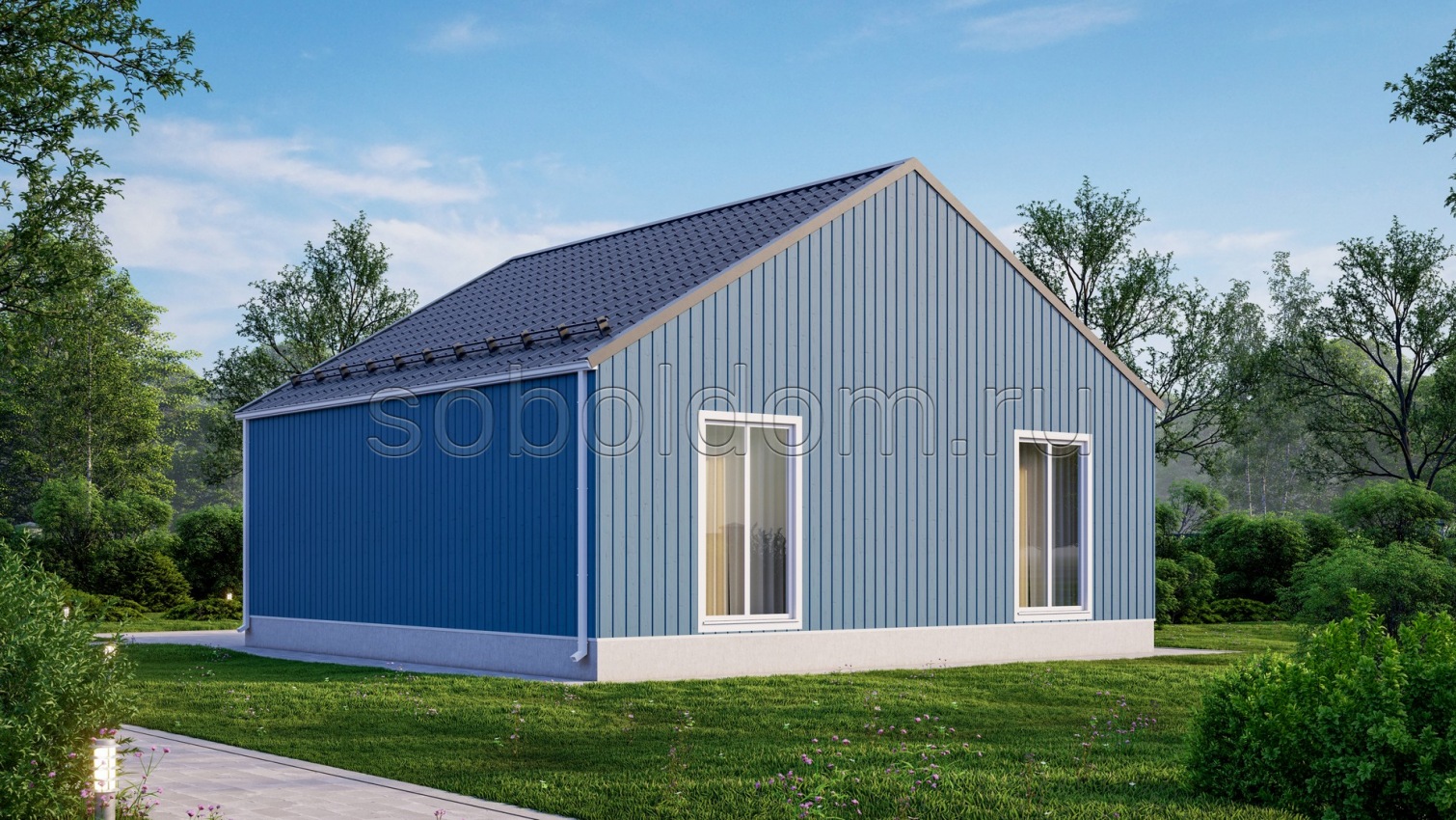 Барн-22, 8х8 м.