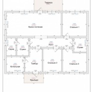 Фото готовых работ - Каркасный дом 12х9 м.
