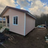 Фото готовых работ - Каркасный дом 6×6 м.