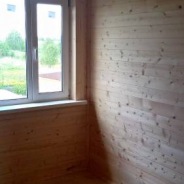 Фото готовых работ - Дом из профилированного бруса 7х8 м + терраса 2,5х7 м
