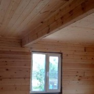 Фото готовых работ - Дом из профилированного бруса 7х8 м + терраса 2,5х7 м
