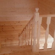 Фото готовых работ - Дом из профилированного бруса 7х8 м + терраса 2,5х7 м