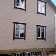 Фото готовых работ - Дом из профилированного бруса 7х8 м + терраса 2,5х7 м
