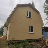 Фото готовых работ - Каркасный дом 6х6 м. (Проект К-5)