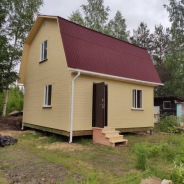 Фото готовых работ - Каркасный дом 6х6 м. (Проект К-5)