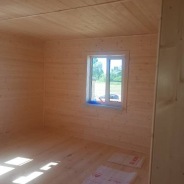Фото готовых работ - Каркасный дом 8х8 м.