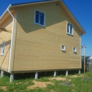 Фото готовых работ - Каркасный дом 8х8 м.