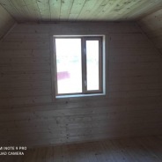 Фото готовых работ - Каркасный дом 6х7,5 м., и каркасная баня 6х3 м.