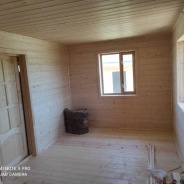 Фото готовых работ - Каркасный дом 6х7,5 м., и каркасная баня 6х3 м.