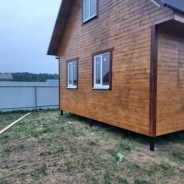 Фото готовых работ - Каркасный дом 6.0 х 7.0 м (К-102)