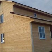 Фото готовых работ - Каркасный дом 9.0 х 8.5 м.