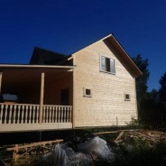 Фото готовых работ - Каркасный дом 10х10 м. (К-62)