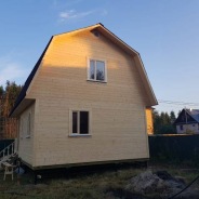 Фото готовых работ - Каркасный дом 6×8 м. (К-13)