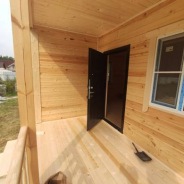 Фото готовых работ - Дом из профилированного бруса камерной сушки 6×8 с мансардой (Д-142)