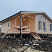 Фото готовых работ - Каркасный дом 10х12 м. (Проект К-191)