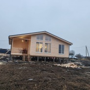 Фото готовых работ - Каркасный дом 10х12 м. (Проект К-191)