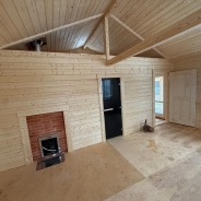 Фото готовых работ - Каркасная баня 6х6 м.