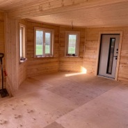 Фото готовых работ - Дом из профилированного бруса камерной сушки 8х10 м.