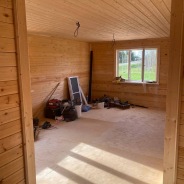 Фото готовых работ - Дом из профилированного бруса камерной сушки 8х10 м.