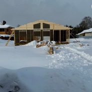 Фото готовых работ - Каркасный дом 10х12 м. (Проект К-191)