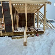 Фото готовых работ - Каркасный дом 10х12 м. (Проект К-191)