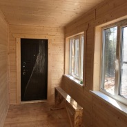 Фото готовых работ - Каркасно-щитовой дом 8х10 м.