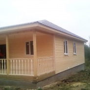 Фото готовых работ - Каркасно-щитовой дом 10х12 м.