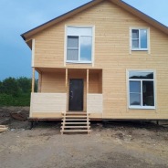Фото готовых работ - Каркасно-щитовой дом 8х9