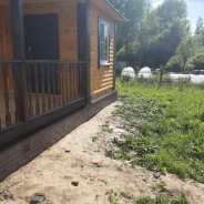 Фото готовых работ - Дом из проф. бруса камерной сушки 6х8 м.