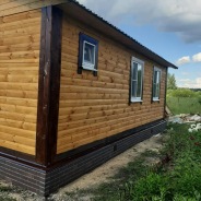 Фото готовых работ - Дом из проф. бруса камерной сушки 6х8 м.