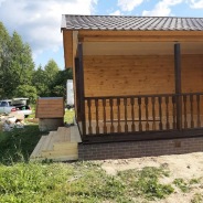 Фото готовых работ - Дом из проф. бруса камерной сушки 6х8 м.