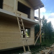 Фото готовых работ - Дом из бруса 11х9 м.