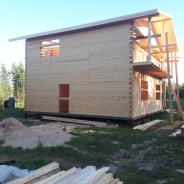 Фото готовых работ - Дом из бруса 11х9 м.