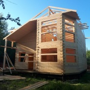 Фото готовых работ - Дом из бруса 11х9 м.