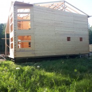 Фото готовых работ - Дом из бруса 11х9 м.