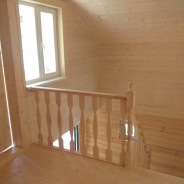 Фото готовых работ - Дом из бруса камерной сушки по проекту Д-45