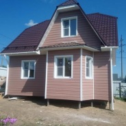 Фото готовых работ - Каркасный дом 8х8 м. (Проект К-9)