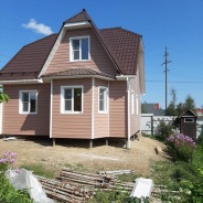 Фото готовых работ - Каркасный дом 8х8 м. (Проект К-9)