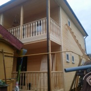 Фото готовых работ - Каркасный дом "Под ключ" 8х9 м. + терраса 2,5х8 м.