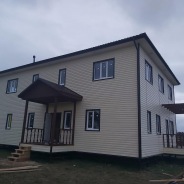 Фото готовых работ - Каркасно-щитовой дом 14,5х10 м.