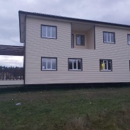 Фото готовых работ - Каркасно-щитовой дом 14,5х10 м.