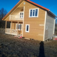 Фото готовых работ - Каркасно-щитовой дом 6х9 м. (К-33)