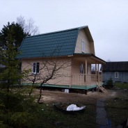 Фото готовых работ - Каркасно-щитовой дом 6х7,5 (К-2)