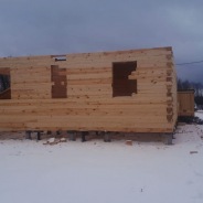 Фото готовых работ - Дом 9.0 х 10.0 из проф. бруса камерной сушки + терраса 3.0 х 4.0