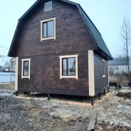 Фото готовых работ - Дом из проф. бруса камерной сушки 6х6 м. (Проект Д-5)