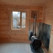 Фото готовых работ - Дом из проф. бруса камерной сушки 6х6 м. (Проект Д-5)